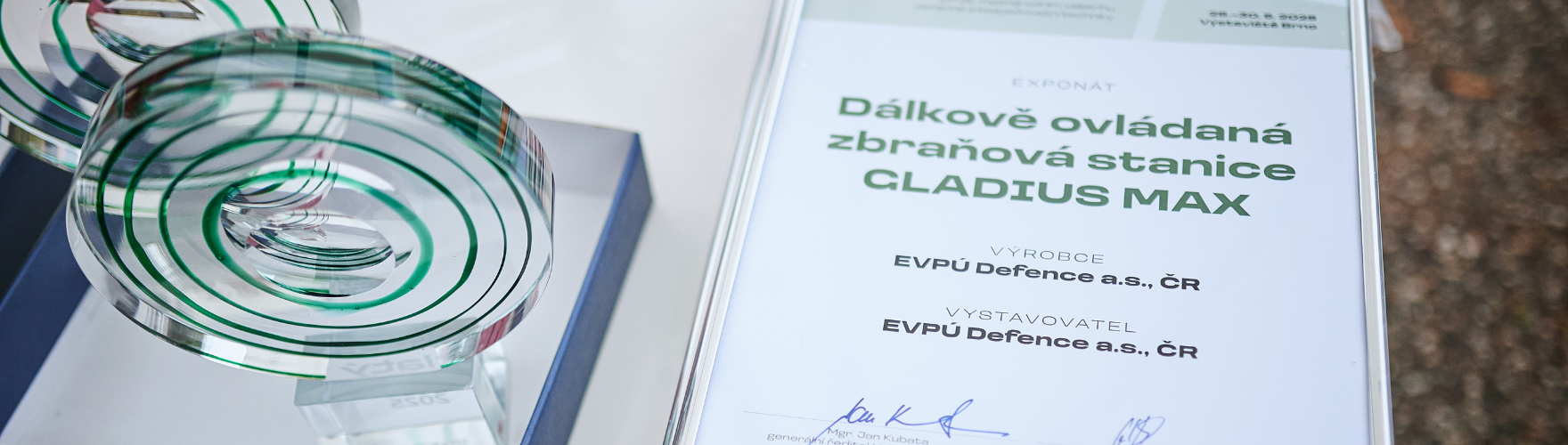 Golden IDET 2025 award for RWS GLADIUS MAX